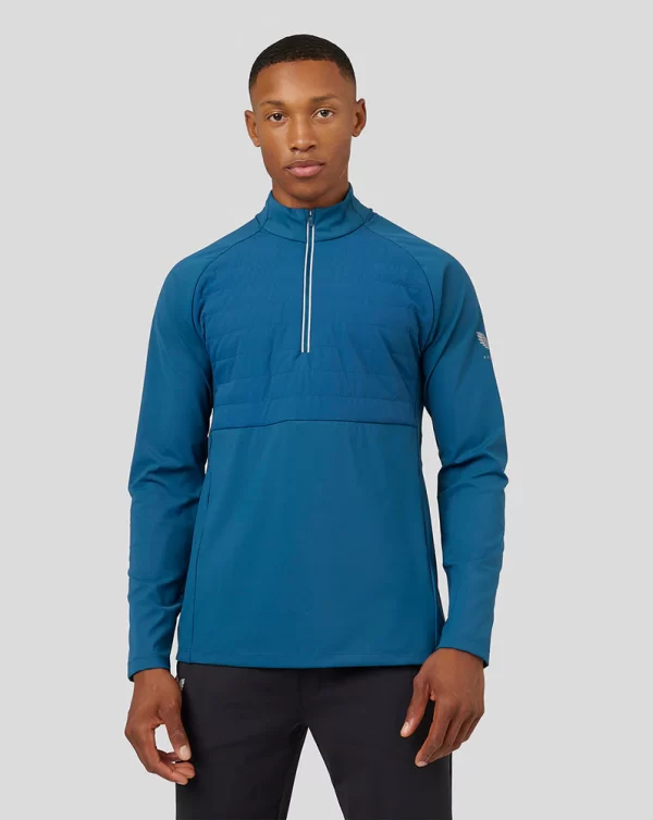 Heren Hybrid Midlayer Top met Kwartrits